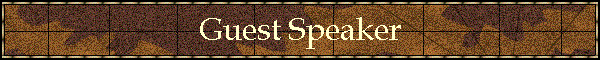 Guest Speaker
